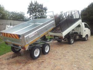 Rubbleman delivery truck